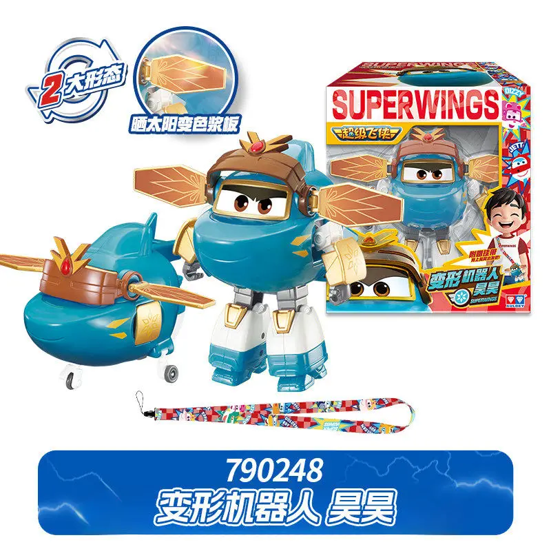 AULDEY Super Wings Toys Jett Dizzy New Transform Robot with