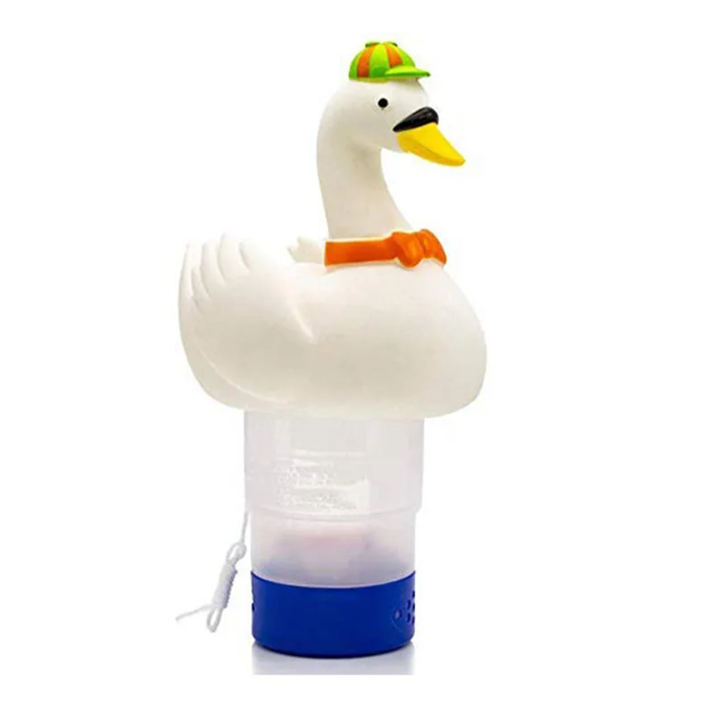 Swimming Pool White Swan Automatic Water Purification Floating Dispenser Cleaner Supplies