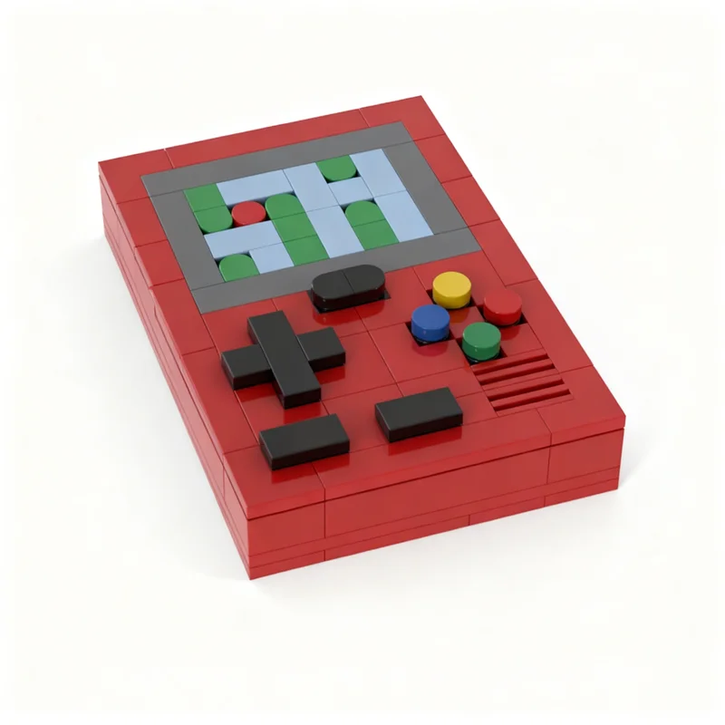 126 قطعة MOC والعتاد ألعاب الفيديو اكسسوارات الرجعية لعبة وحدة التحكم نموذج اللبنات لعبة البناء هدايا عيد الميلاد فكرة التعليم