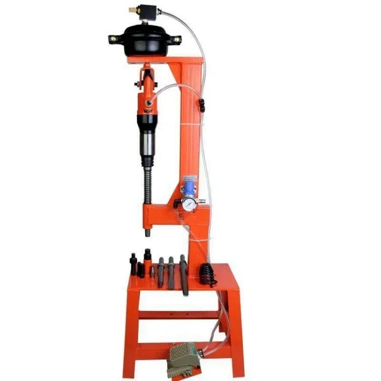 Riveting machine for repairing automotive brake pads pneumatic rotary rivet machine