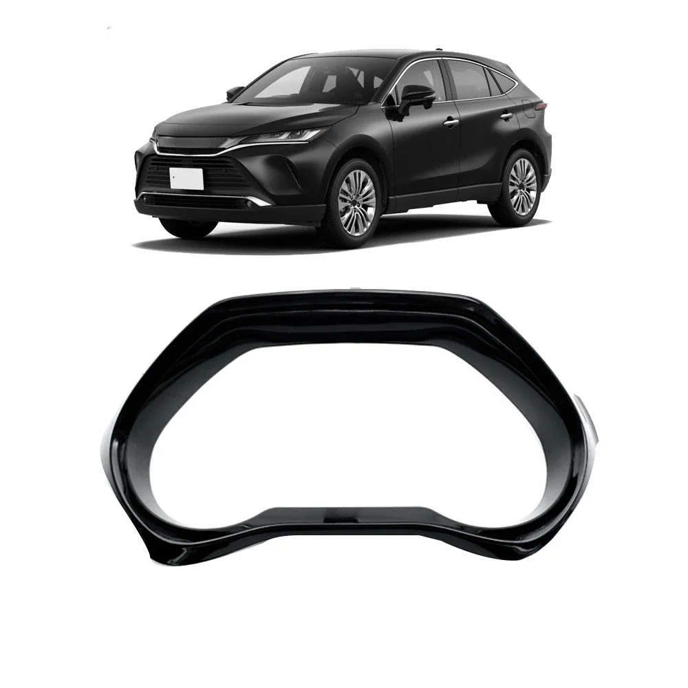 RHD Car Dashboard Instrument Panel Screen Frame Cover Trim Sticker for Toyota Harrier Venza 2020 2021