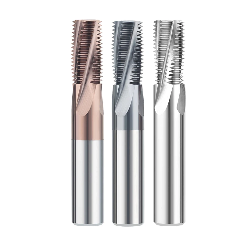 DAFANCNC British Standard 55 Degree Full Tooth Straight Tube Thread Milling Cutter Tungsten Carbide Coated for Processing Center