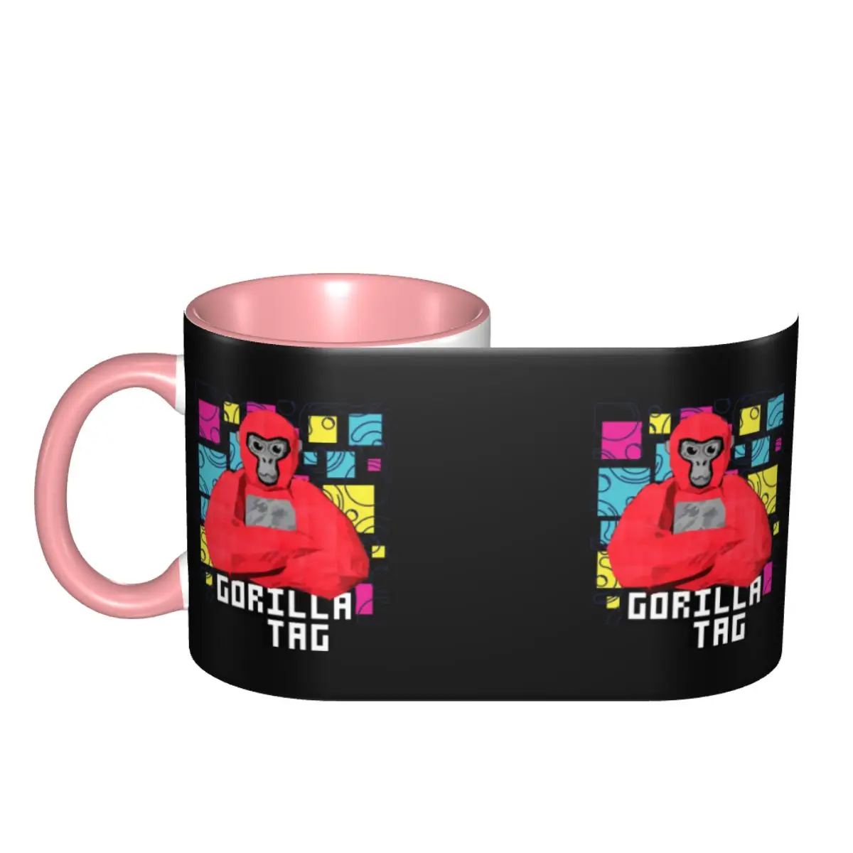 Gorilla Tag Cools Red Mug Funny Ceramic Coffee Cups Tea Mugs Milk Cup Drinkware Gifts for Friends DIY Custom