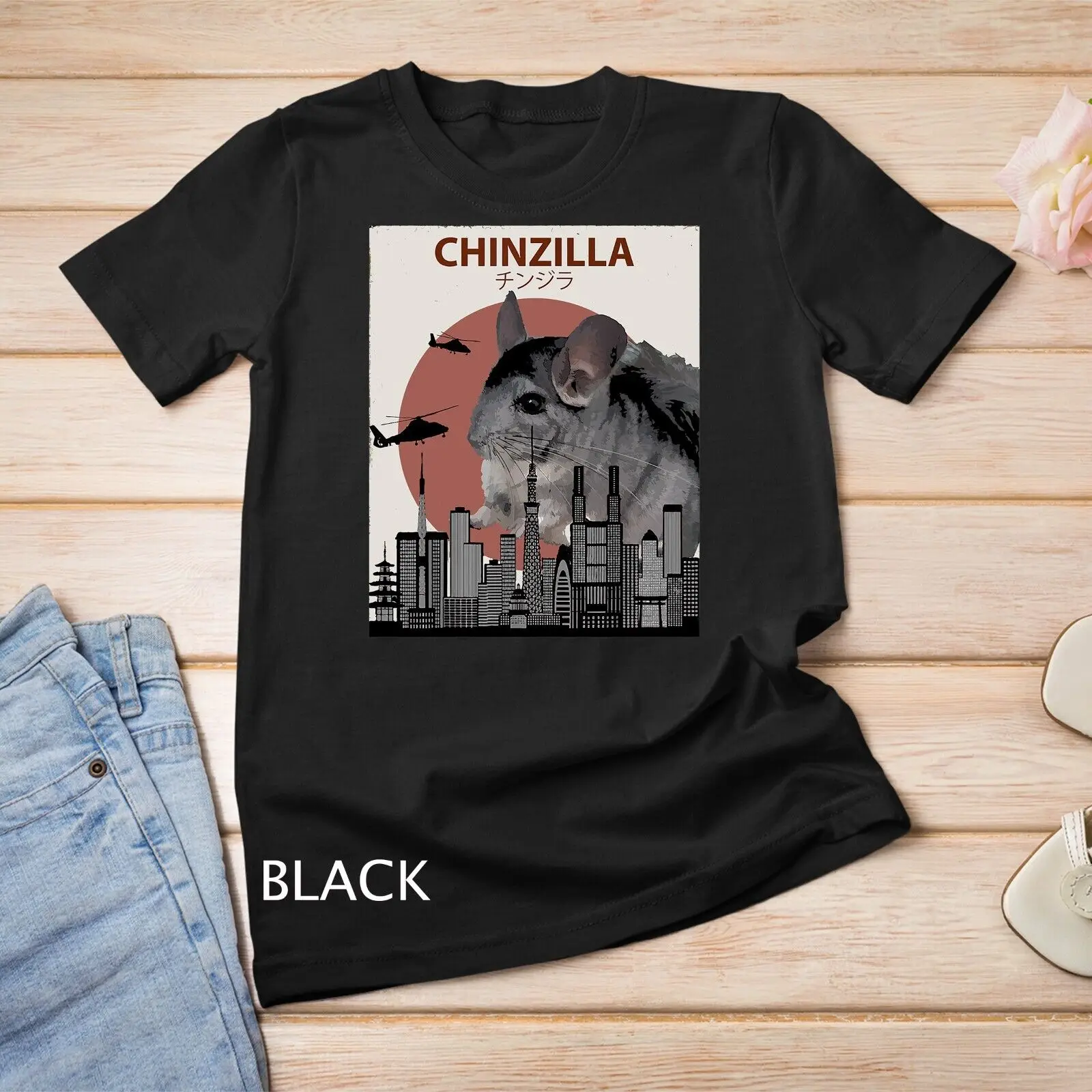 Chinzilla Funny Chinchilla T-Shirt - Chinchilla Lovers Gift Unisex T-shirt