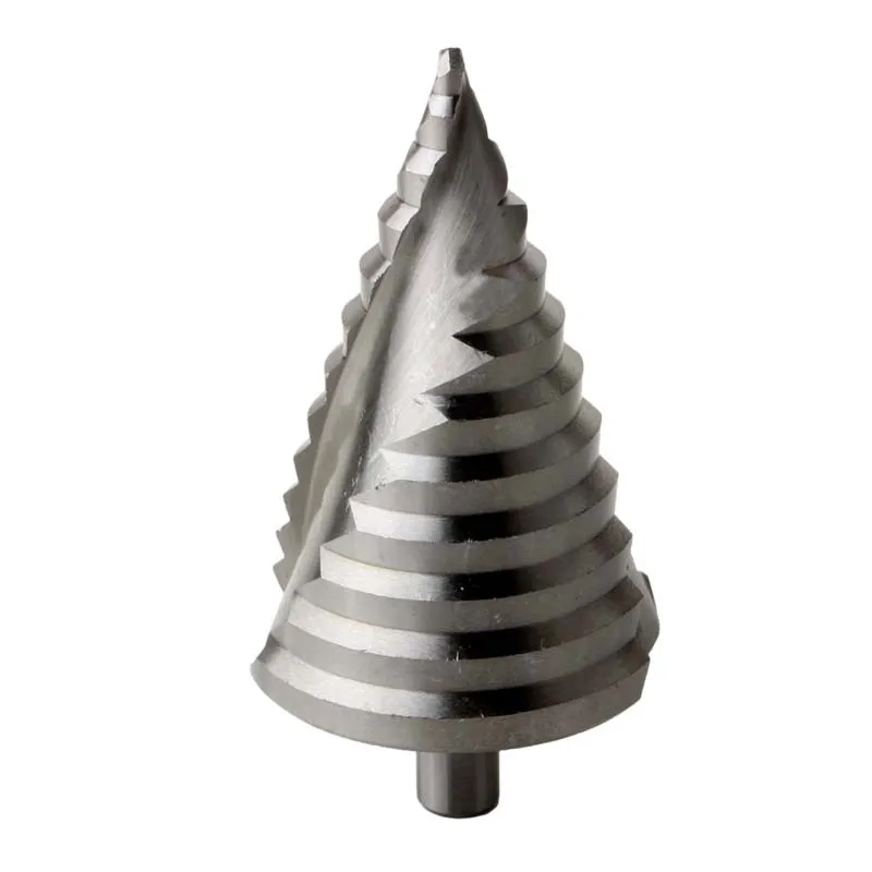 

Spiral groove stepped drill bit Pagoda drill bit 6-60mm hole opener large silver tower drill delta drill large drill bit