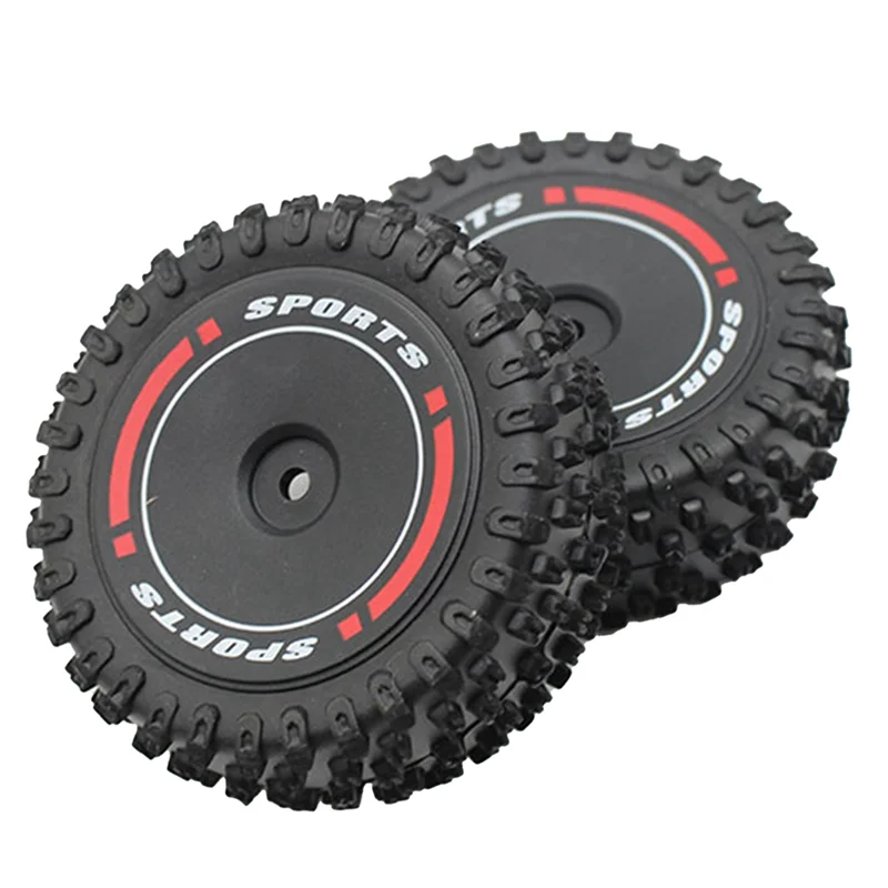 

XX-2 шт. для Wltoys 124010 1/12 RC пульт дистанционного управления, автомобильные запасные части, наборы шин, шины для дрифта, переднее колесо, черный прочный