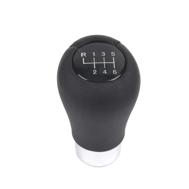 5/6 Speed Shift Knob Leather Shifter Knobs Transmission Gear Stick Shifting Lever Fit Most Manual Cars Truck For BMW E36 E46 E34