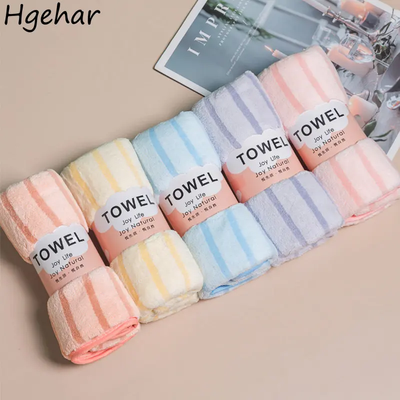 35x75cm Coral Fleece Face Towels Super Soft Washcloth Adult Household Quick Drying Absorbent Towel Shower Four Seasons Toallas