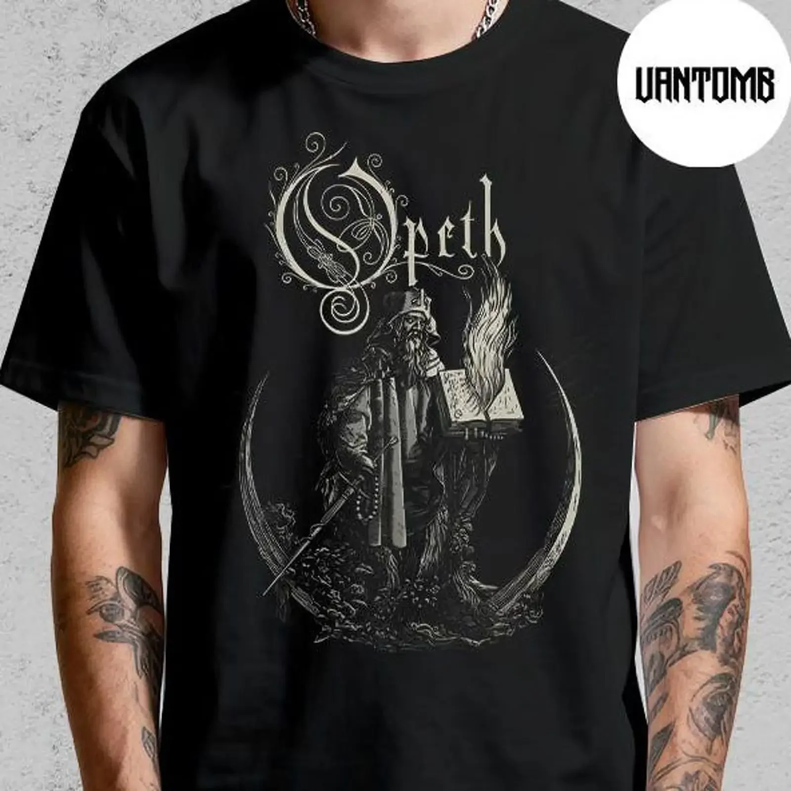 Opeth T Shirt amp More Progressive Metal Merch Music vintage Washed Top For Everyday Wear streetwear Comfortable Soft