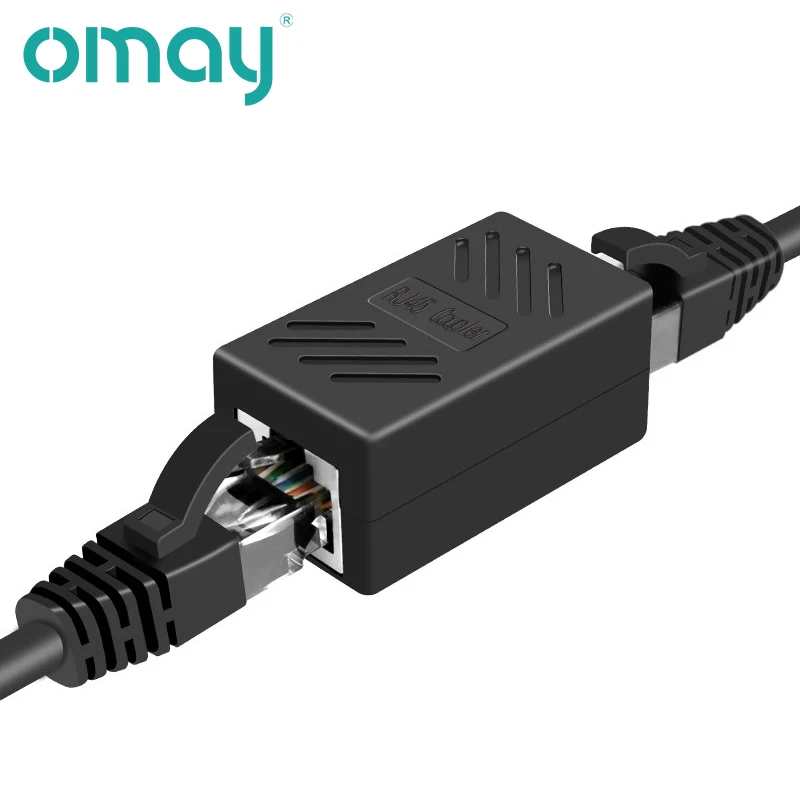 10/20/30pcs RJ45 Cat6 Ethernet Cable Extender Coupler - Female to Female Extender Connector for Network Cable