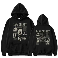 Fashion Singer Lana Del Rey Printed Hoodies Men Woman Oversized Hip Hop Hoodie Sweatshirts Pullovers Unisex Tracksuits Clothing