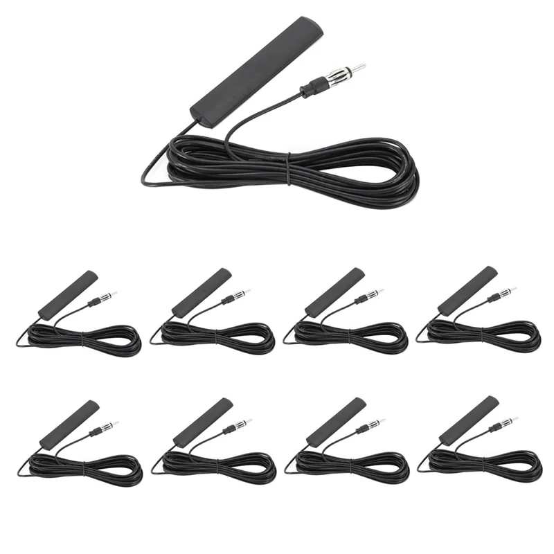 

9PCS Car Radio Antenna Radio Antenna Amplifier For Car Windscreen Mount 5M Cable ANT-309