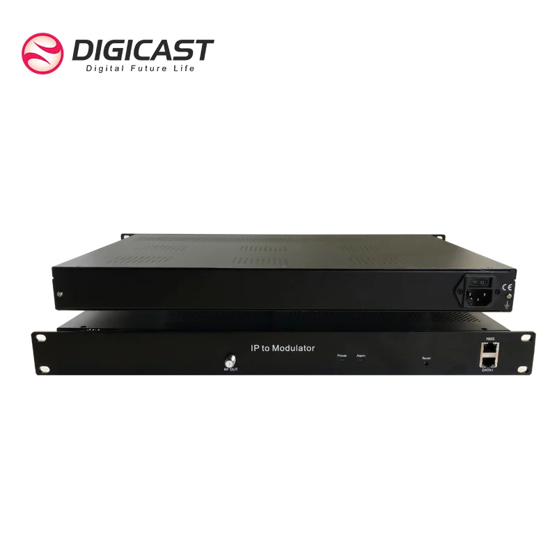 Digital Catv Modulator IP UDP/RTP to 4* RF QAM DVB-T QAM Modulator