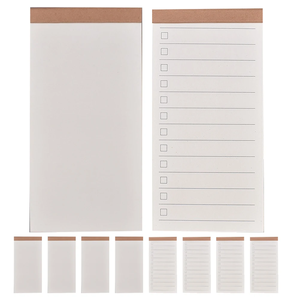 

10 Books Planner Notepad Small Paper Undated Notepad Daily to Do List for Notes Reminders to Do List Memo Pad