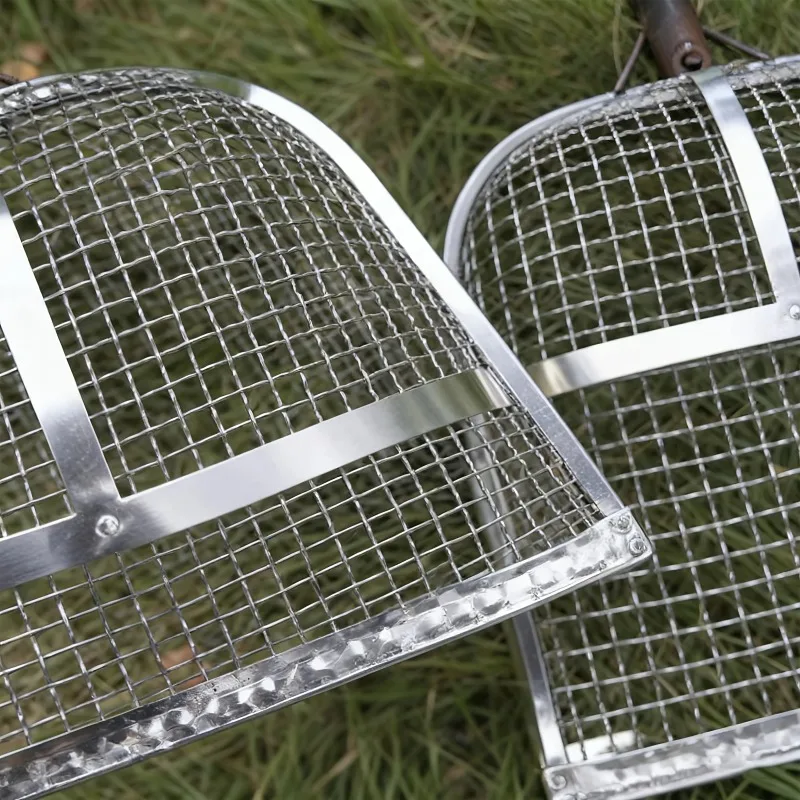 Horticultural farms use soil sieve, soil leakage shovel filter, stainless steel sieve, 8mm mesh sieve for corn kernels