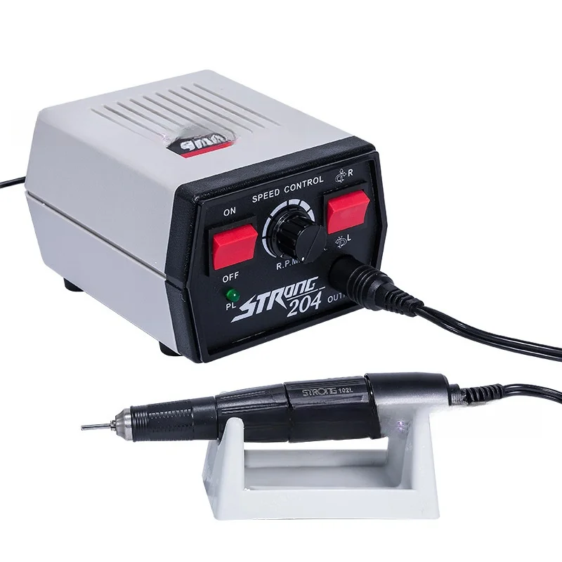 Máquina de Moagem e Polimento de Unhas Lixa de Unhas Máquina de Gravura de Pedra Dental Pedicure 65w 35000 Rpm