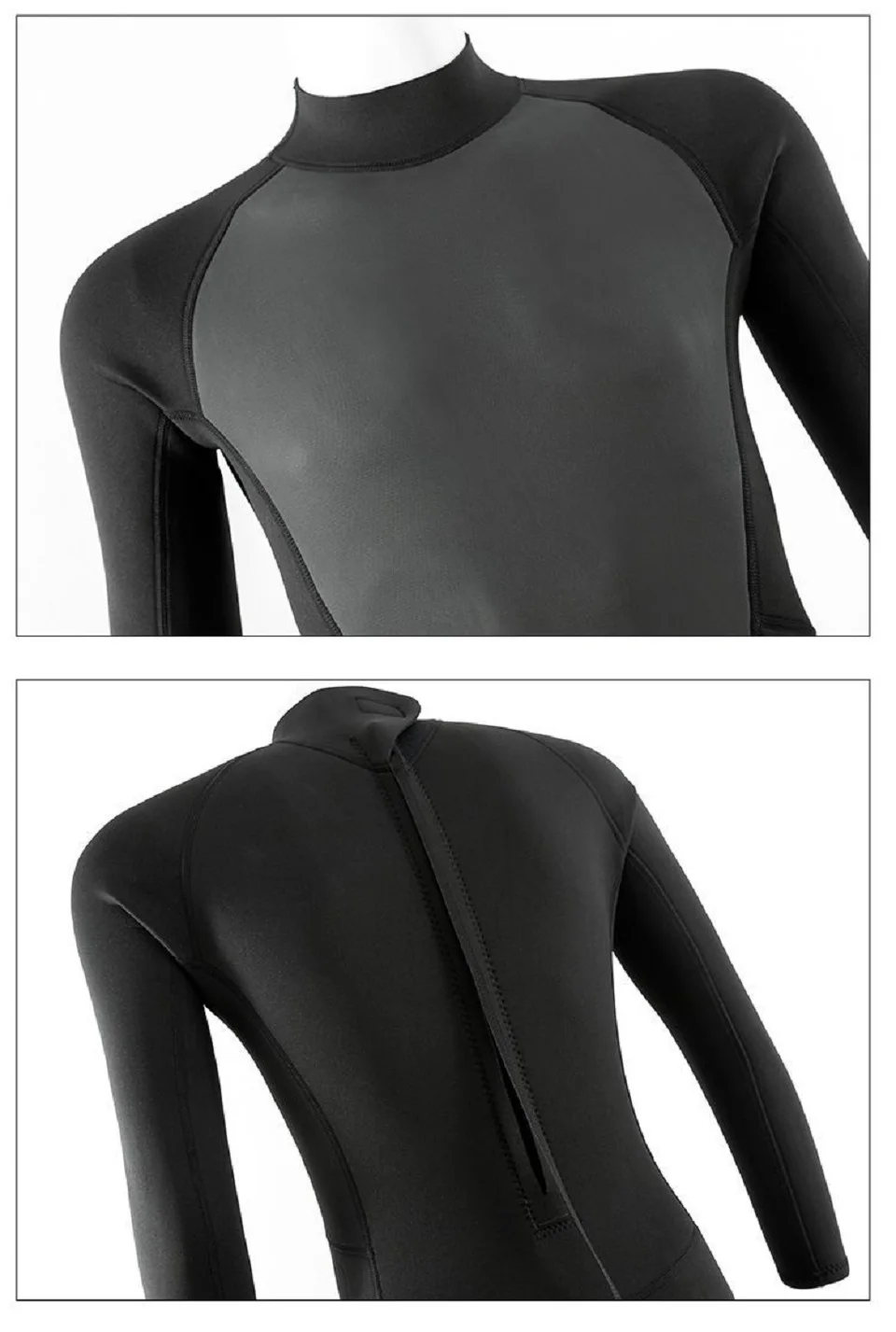 Neoprenanzüge, 3 mm/2 mm Neopren, Tauchen, Surfen, Anzüge, Schnorcheln, Kajakfahren, Speerfischen, Freitauchen, Schwimmen, Ganzkörper-Thermo-Warmhalten – Detail 12