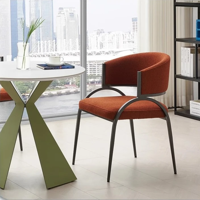 Restaurant Dining Chairs Office Balcony Nordic Conference Pedicure Minimalist Lounge Chairs Waiting Library Silla Furniture