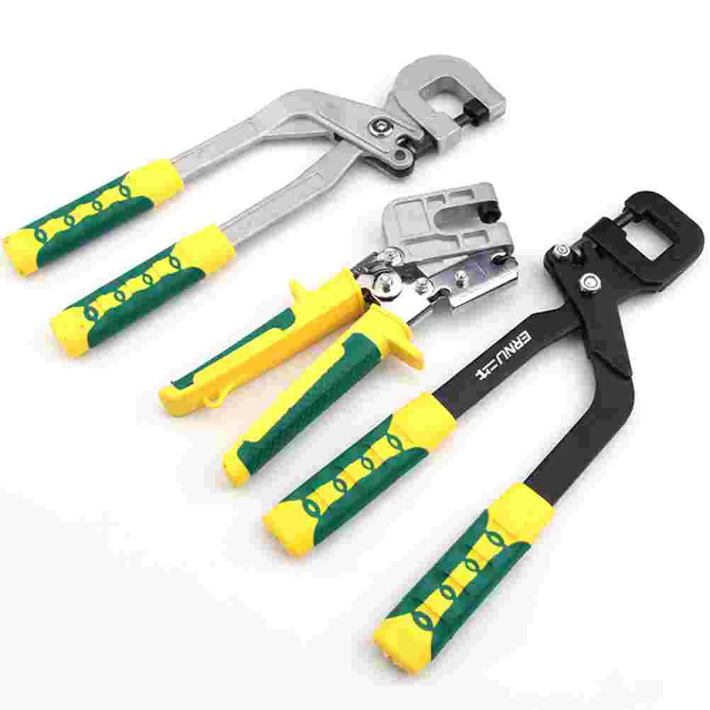 Keel Pliers Tool Ceiling Forceps Clamp Punching Hand Crimper Joist Punch Flat Riveting Drywall Hole Single Crimping Ratchet