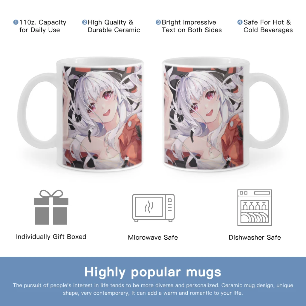 

Anime-Honkai-Star-Rail-Free shipping Ceramic Cup Coffee Oatmeal Breakfast Cup Creative Personality Mug