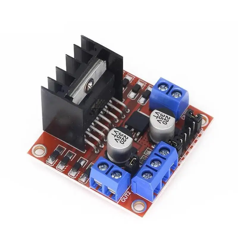 1PCS New Dual H Bridge DC Stepper Motor Drive Controller Board Module L298N for Arduino smart car robot