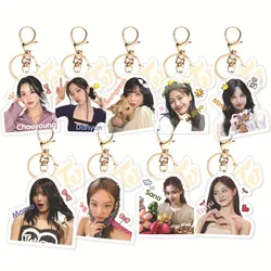 KPOP TWICE 2024 Merch Keychain for Women Men Kawaii Fashion Acrylic Key Ring Holder Gifts Car Bag Charm Accessories
