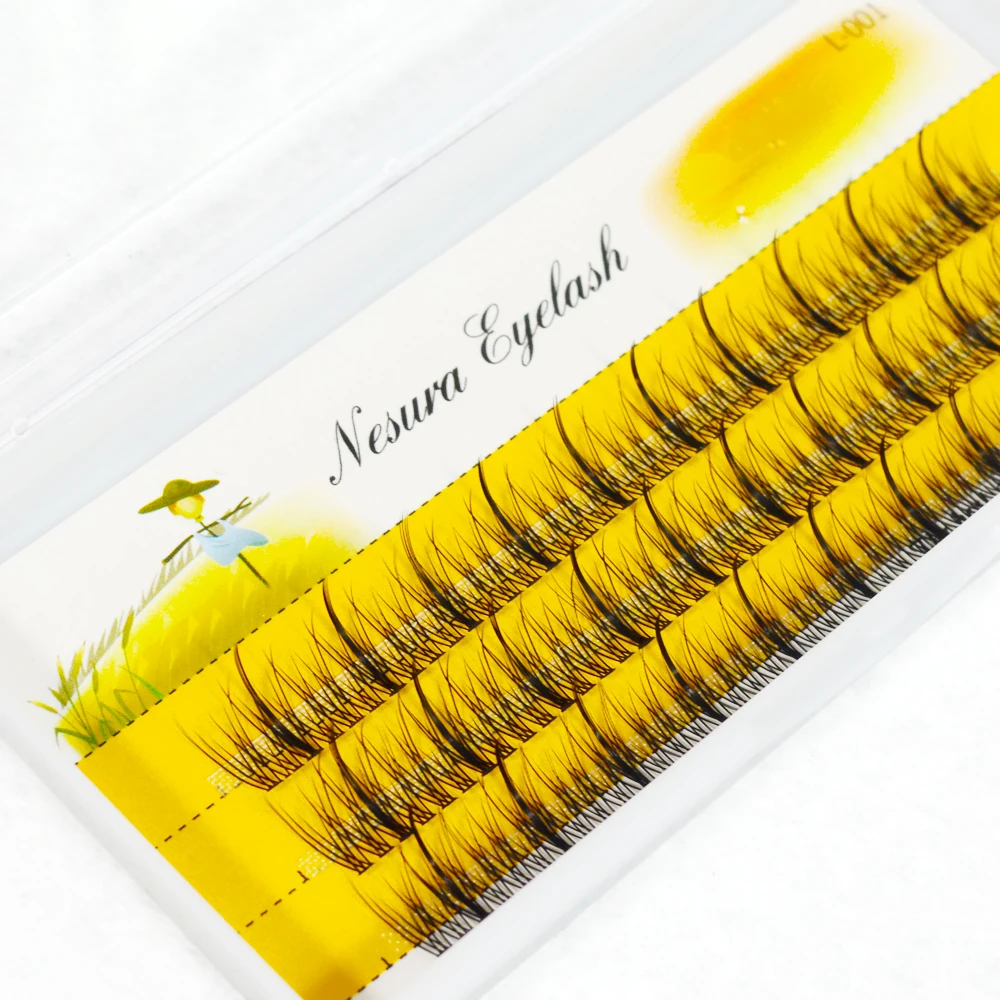 QSTY Professional Makeup 120 clusters Personal Cluster Eyelash Single tuft of M sandwich eyelash Grafting False Eyelashes