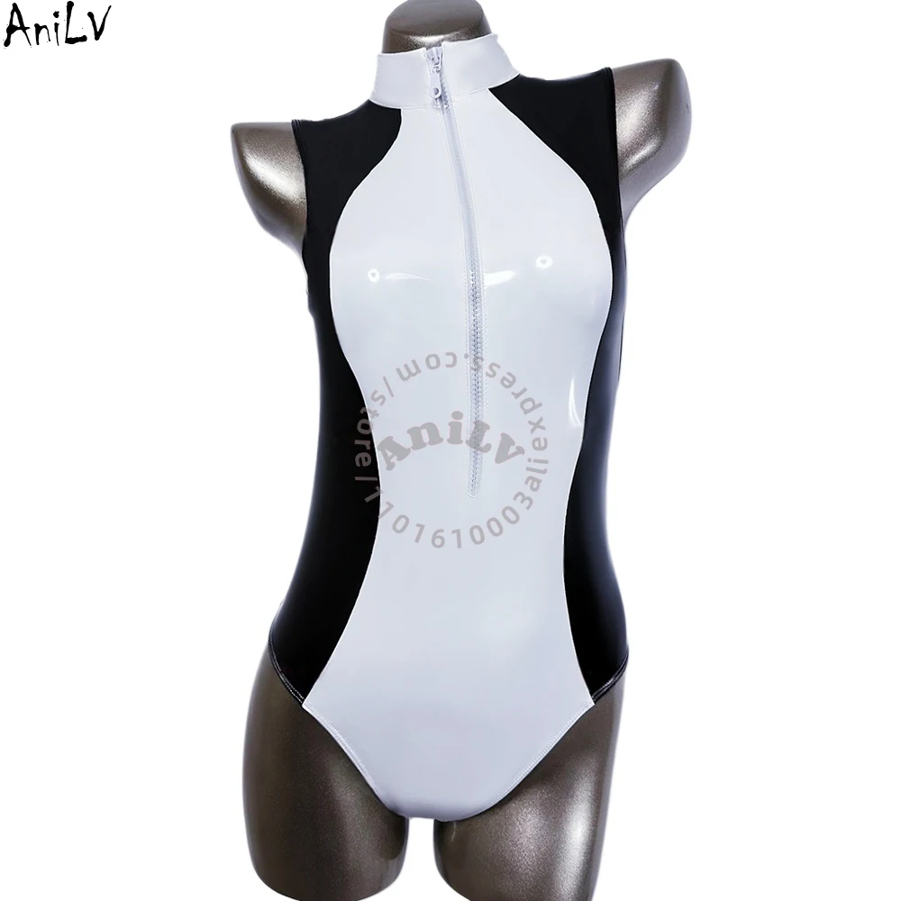 

AniLV Anime Mech Warrior Leotard Bodysuit Uniform Humanoid Robot Android Outfits Cosplay Costumes