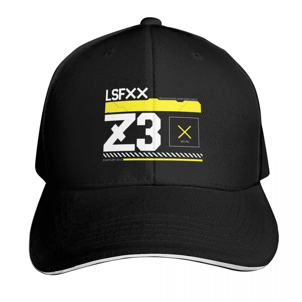 Cyber Z3 Baseball Cap Moisture Wicking Quick Dry Curved Brim Classic Fit Low Profile Unstructured
