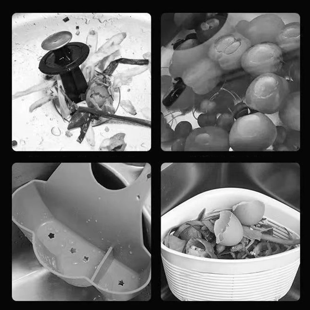 1 pz cestello di scarico per lavello da cucina lavello in acciaio inossidabile filtro per rifiuti alimenti verdure filtro sospeso cestello organizzatore di stoccaggio