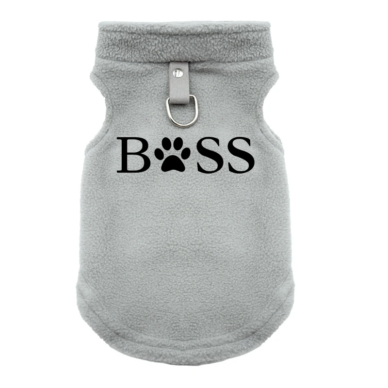 BSS Pet Dog Clothes Autumn Winter Coat Fleece Warm Sweater Vest For Small Chihuahua Bulldog Dogs Jackets Costumes Supplies