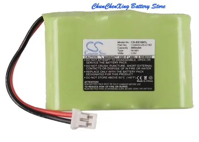 Batería de 600mAh para Radio Maxi Torch, para Ascom Adesso, para ECHO EC921, para KPN Miami 50, para Telecom Italia Gipsy