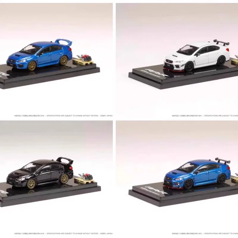 Nouveau produit en stock 1:64 WRX STI RA-R moteur EJ20 modèle de voiture en alliage moulé sous pression, jouet pour adolescents, à collectionner, cadeau d'anniversaire.
