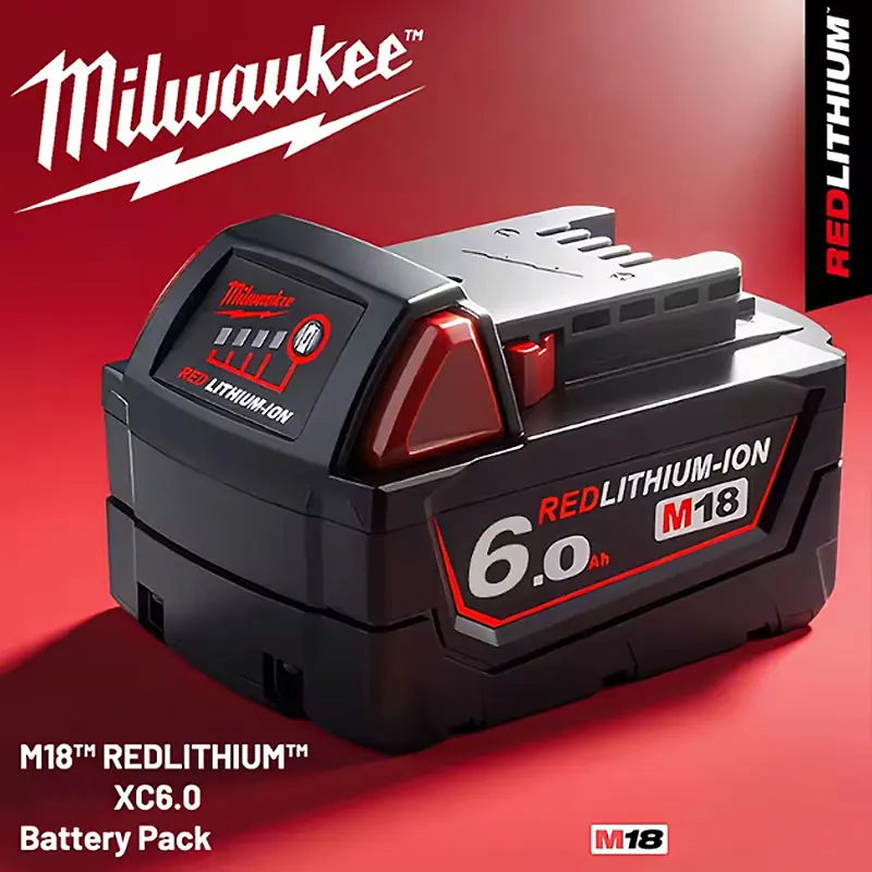 

Original Milwaukee M18 5.0Ah Battery 18V REDLITHIUM Ion High Power Long Cycle Life