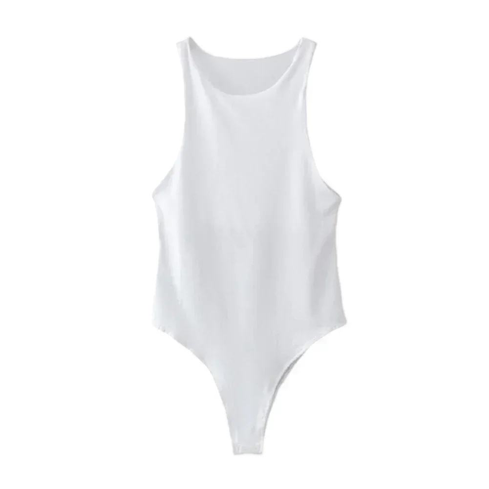 Bodysuit feminino regular e leve, feriado feminino diário casual, moda confortável, férias primavera-verão outono