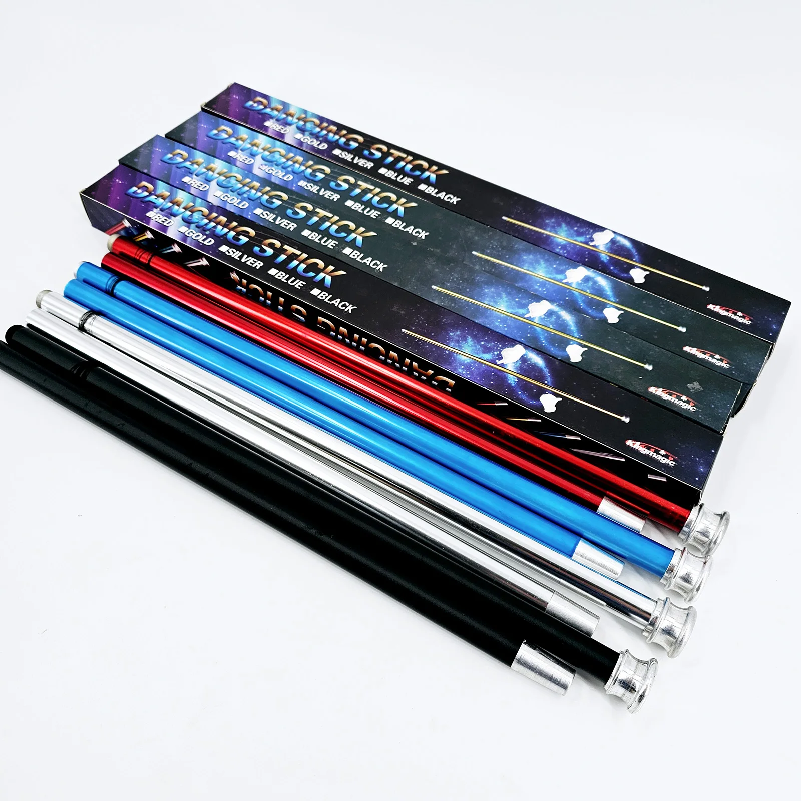 العائمة الألومنيوم عصا سحرية الرقص قصب خفيفة الوزن لا سلاسل المرحلة عن قرب الشارع خدعة سحرية الإرتفاع الدعامة 5 ألوان #1