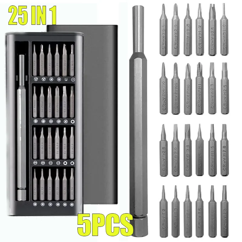 

Набор отверток 25 в 1, многофункциональный инструмент для домашнего ремонта, набор инструментов для разборки и ремонта сотовых телефонов, инструмент для домашнего ремонта