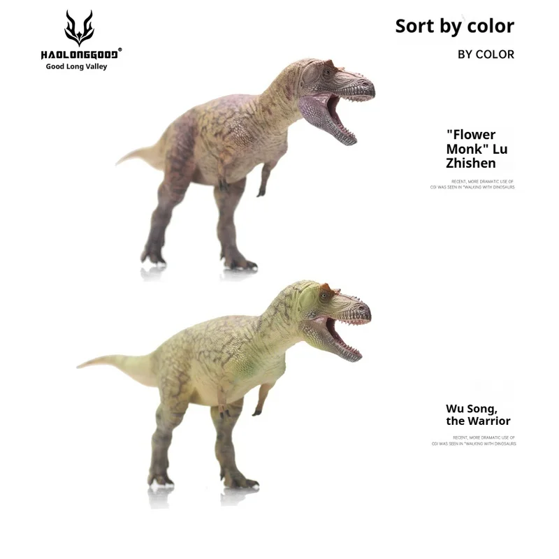Haolonggood 1:35 Fearful Dragon Jurassic Dinosaurier Modell Actionfigur – Sammlermodell, Spielzeug für Kinder, trendiges Festival-Geschenk