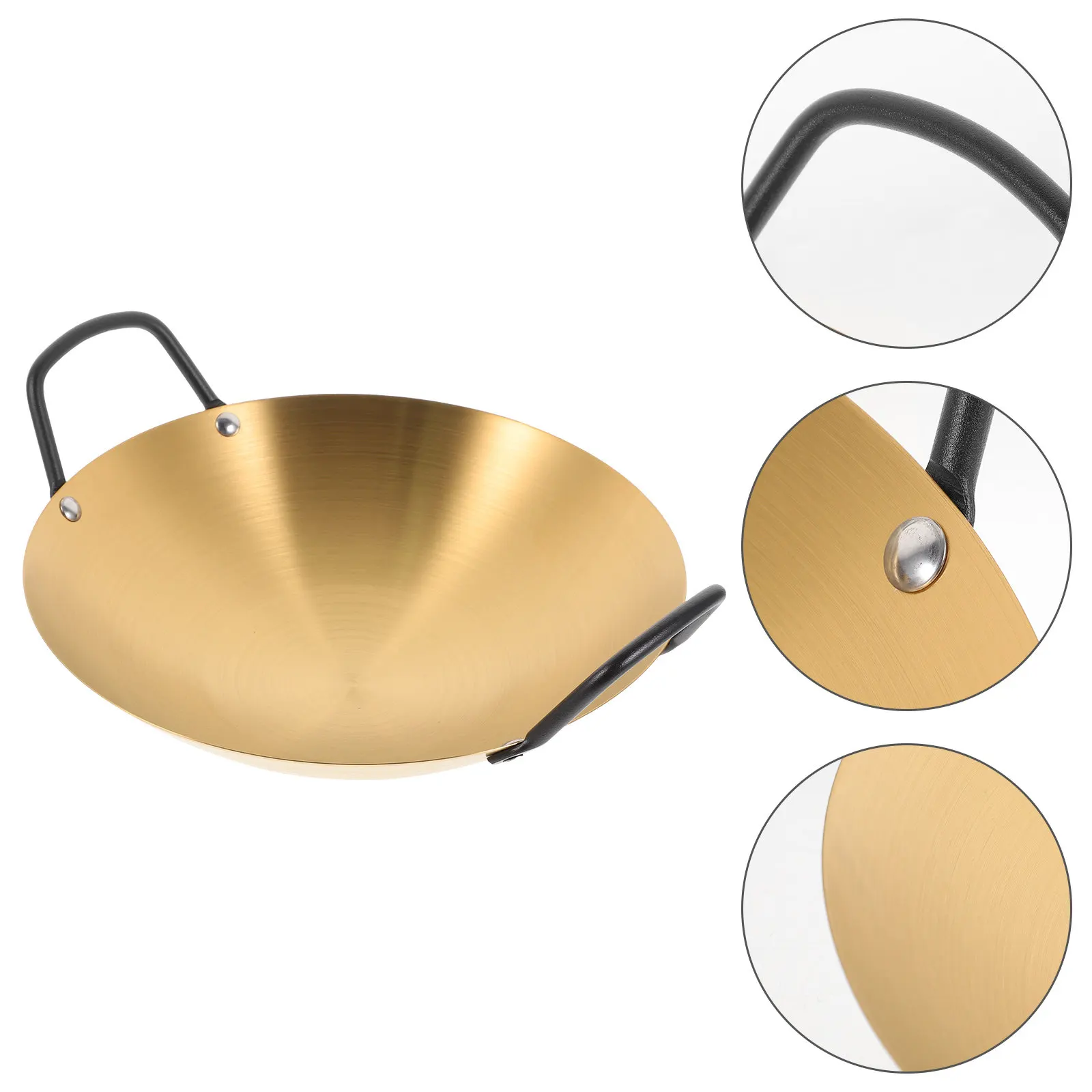 

Heavy Duty Nonstick Stainless Steel Pan Double Ears Design Ideal for Stir Fry Griddle and Hot Pot Cooking At Home