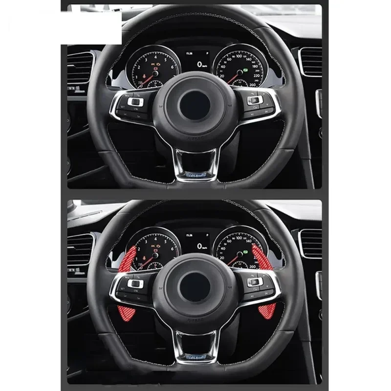 

Auto Steering Wheel Rear Shift Paddle Car Shift Equipment Semi Automatic Clutch For Volkswagen GOLF 7 Scirocco Passat Jetta