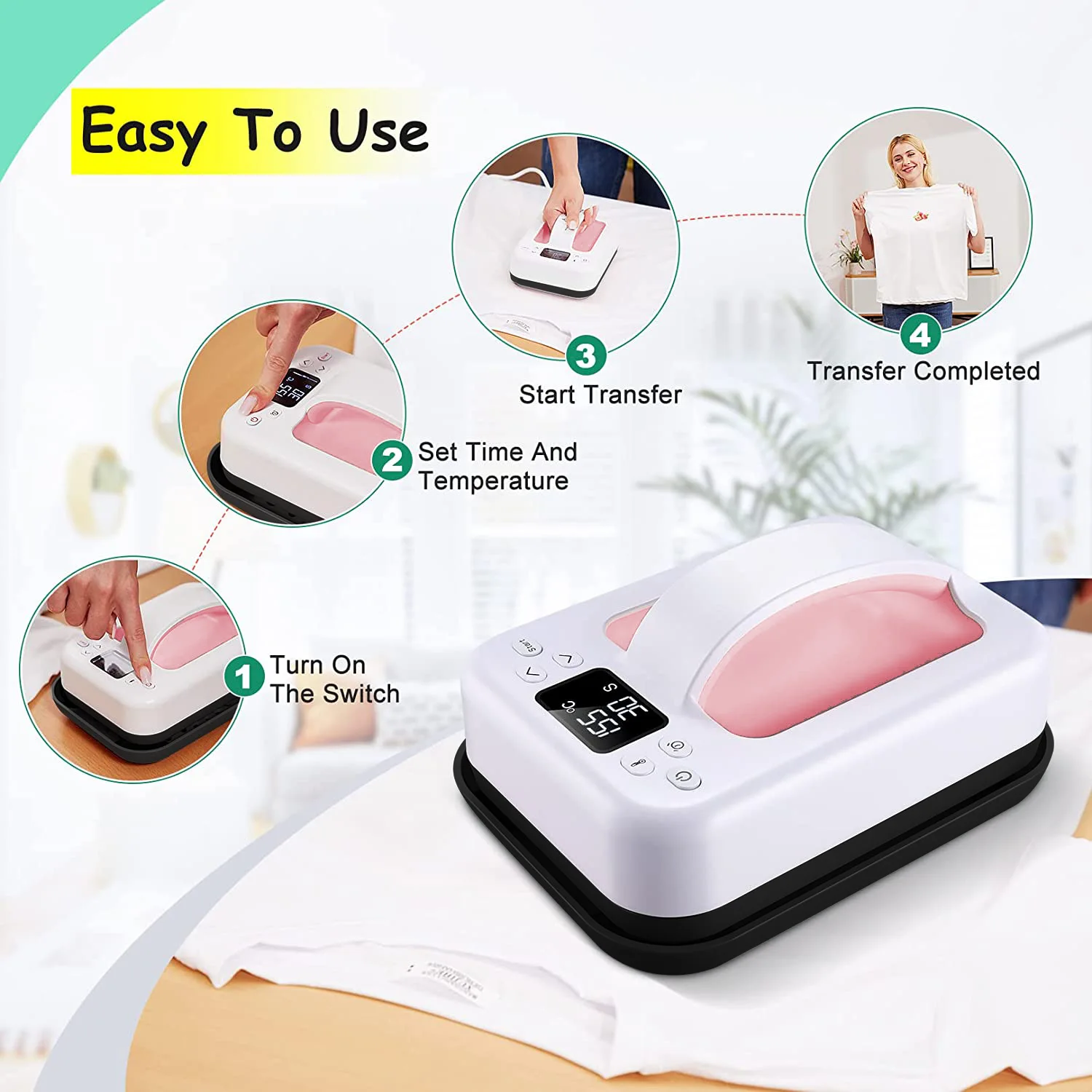 Featured Handheld Mini Portable Heat Transfer Printing Machine
