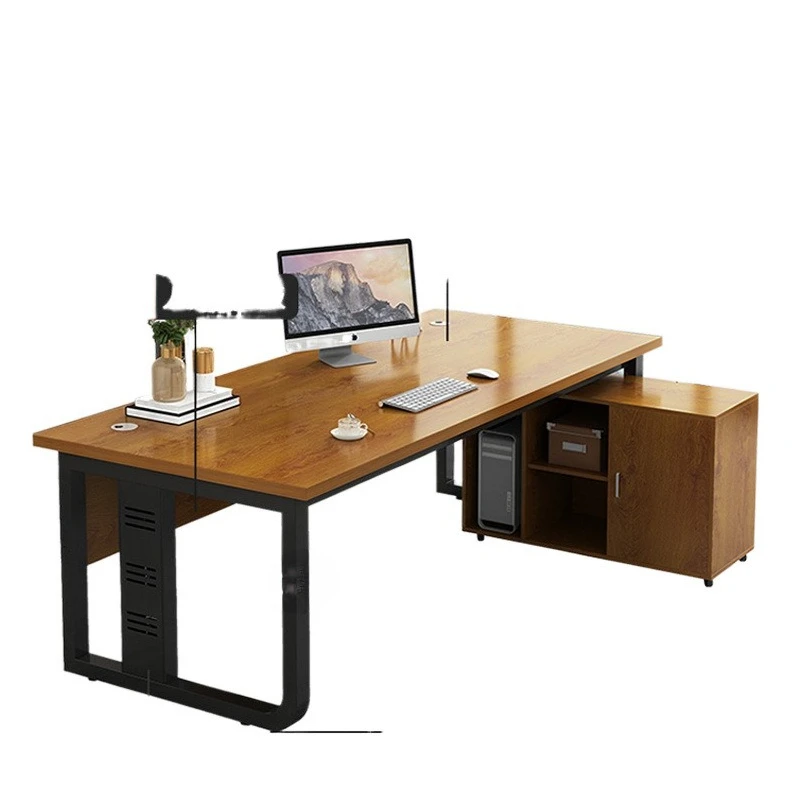 

Desktop computer desk, home, boss desk, simple, writing, workbench
