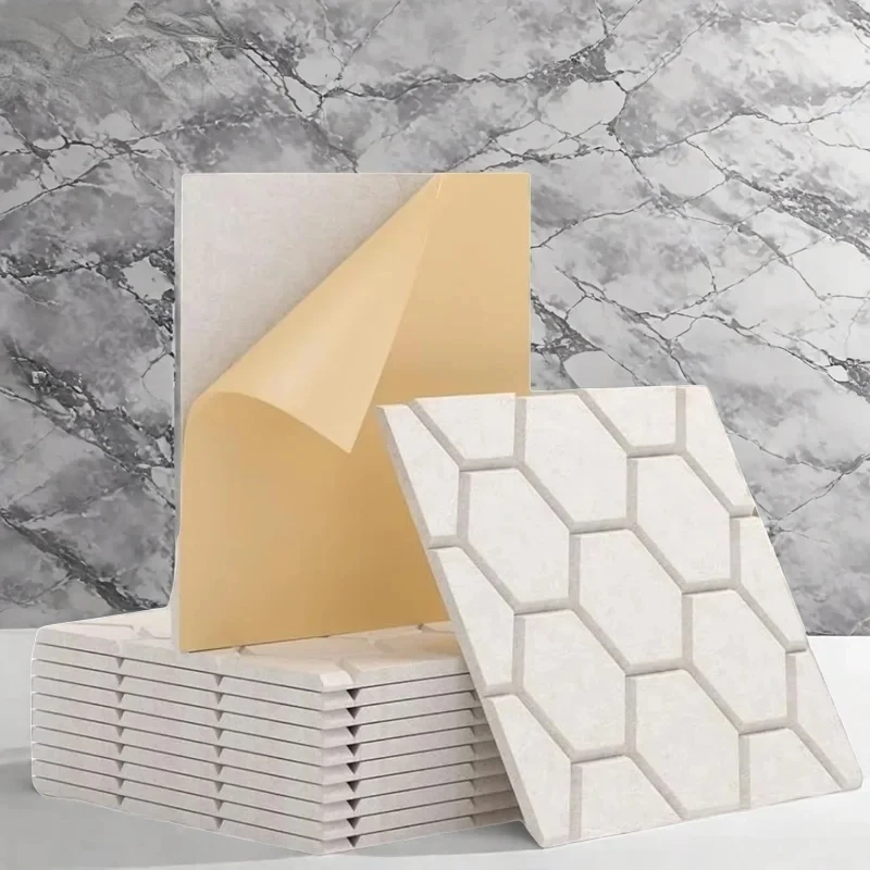 Soundproof Pads Acoustic Wall Panel Decorative Sound-absorbing Felt Cork Tiles Bulletin Pin Board Decoration for Wall Home Decor