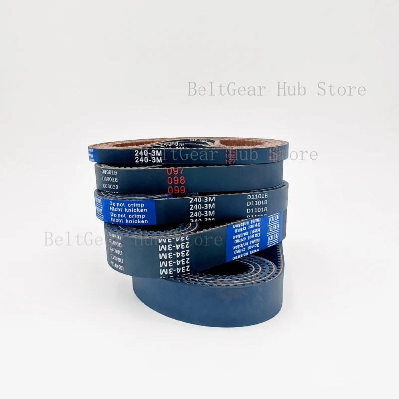 HTD 3M Timing Belt Length 519 522 525 528 531 534 537 540 543 546 549 552mm Width 6/9/10/15/20mm Belt for Butter Mixer Eggbeater