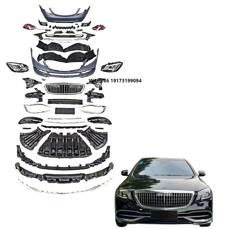 

Factory Price Car PP Body Kit for S Class W222 2014- 2020 Upgrade to Style