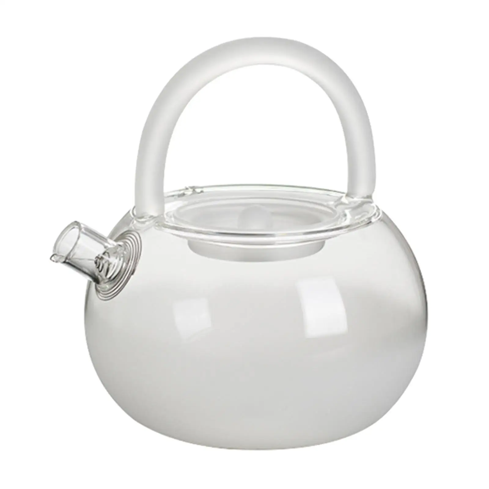 clouds Fog Glass Teapot 780ml Clear Creative Fine Mesh Tea Kettle for Home Travel