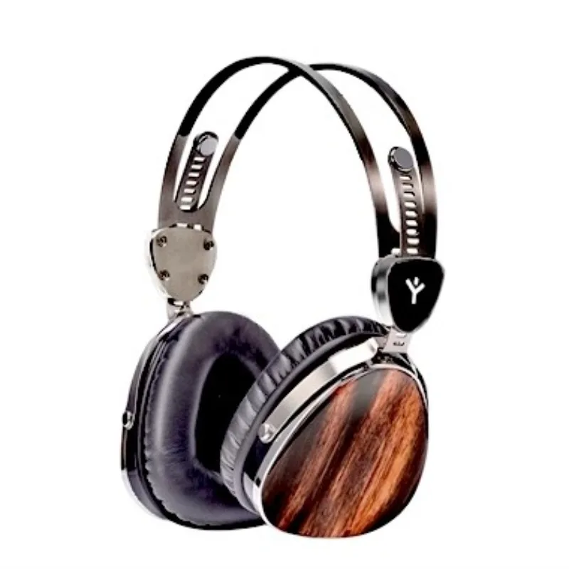 ESMOOTH ES-660 سماعات رأس سلكية عالية الدقة من الخشب الحقيقي لتسجيل الصوت والفيديو، هدية من الغابة