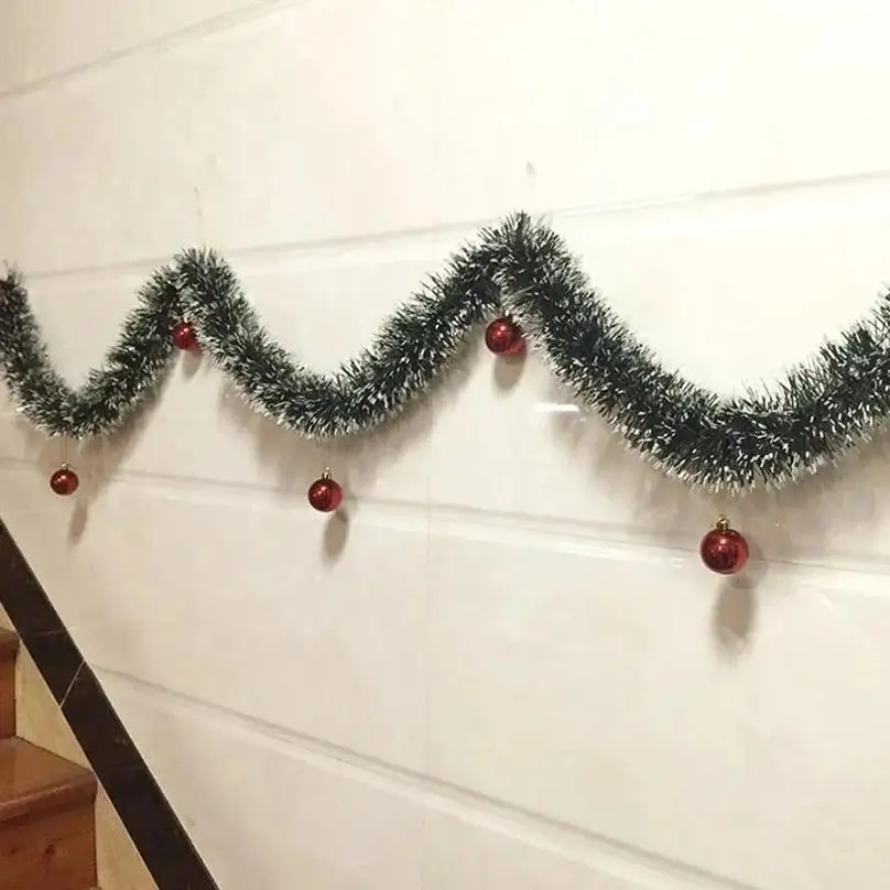 2 متر ريشة طبيعية بوا قطاع عيد الميلاد الشريط حفلة جارلاند ديكور شجرة عيد الميلاد الأبيض Craft بها بنفسك الحرفية لوازم الزفاف Grament Accessories