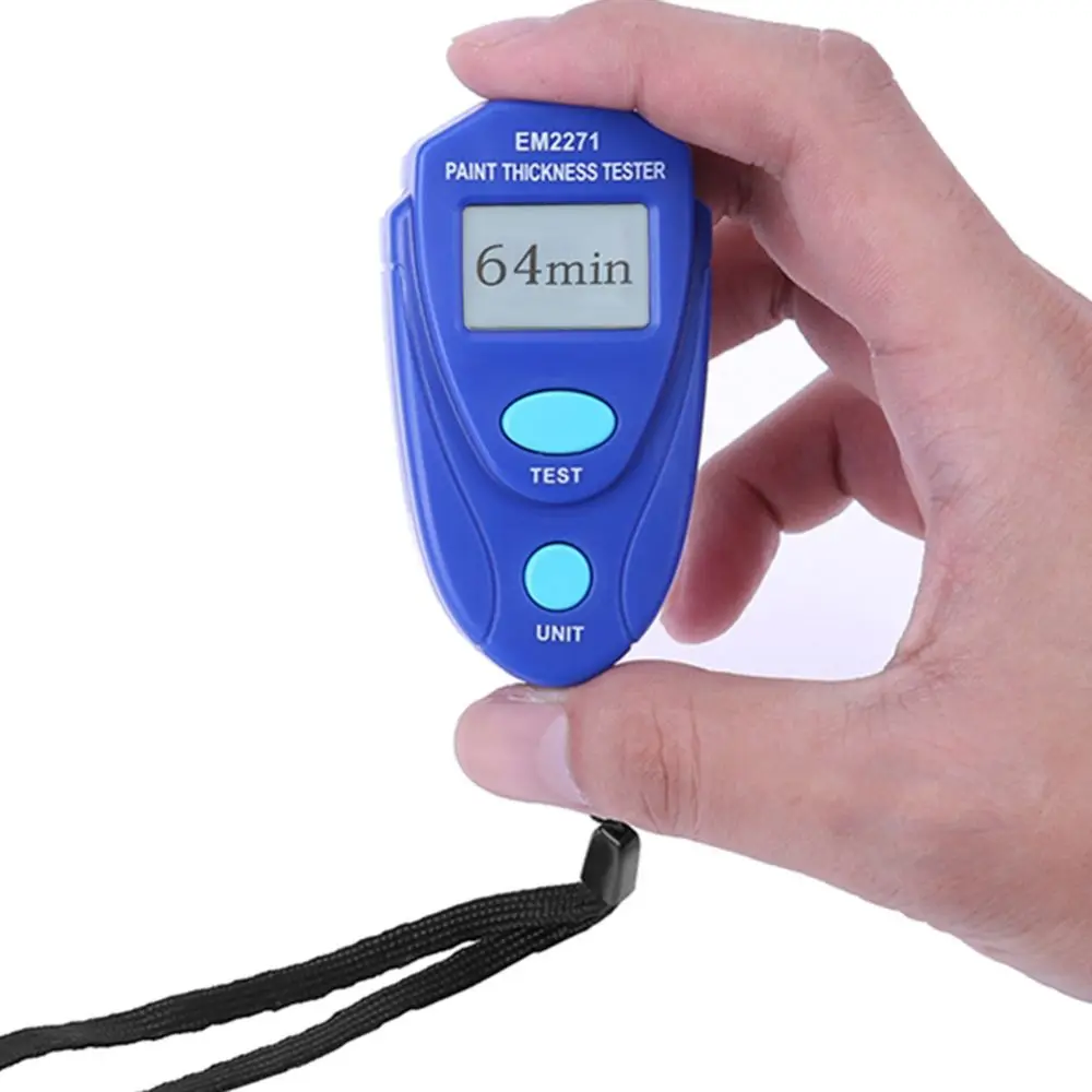 EM2271 Manual Digital Paint Thickness Gauge Auto Coating EM2271A Car Accessories Digital Display Mini Car Paint Thickness Meter