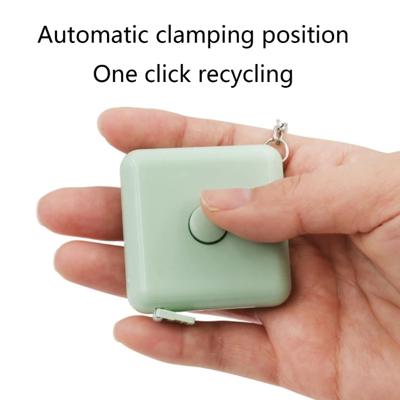 1.5m Body Measuring Ruler Sewing Tailor Tape Measure Retractable Ruler Soft Tape